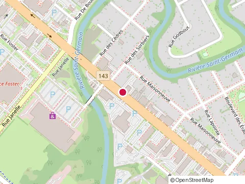 Location of Martel at 560 Boulevard Saint-Joseph Ouest, Drummondville