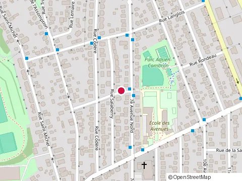 Location of Martel Gilbert at 584 Rue Zephirin Cormier, Sherbrooke