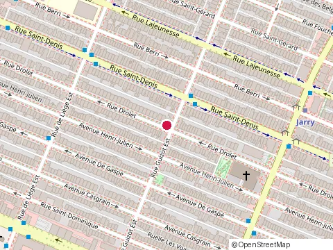 Location of Martha: Reiki And Healing For The Heart at Rue Drolet & Rue Guizot E, Montréal