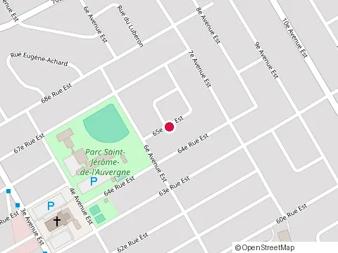 Location of Martin et Parent Services Comptables at 645 65E Rue E, Québec