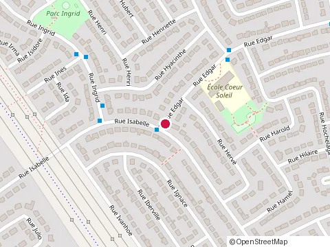 Location of Martin Turgeon Humoriste at 3546 Rue Edgar, Laval