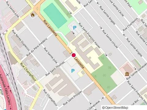 Location of Martine Garceau at 747 Rue Laviolette, Trois-Rivières