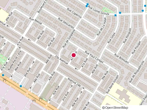Location of Marvin Laviolette at 4237 42E Rue, Montréal