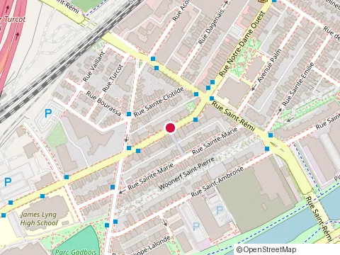 Location of Massageluc at 5102 Rue Notre-Dame O, Montréal