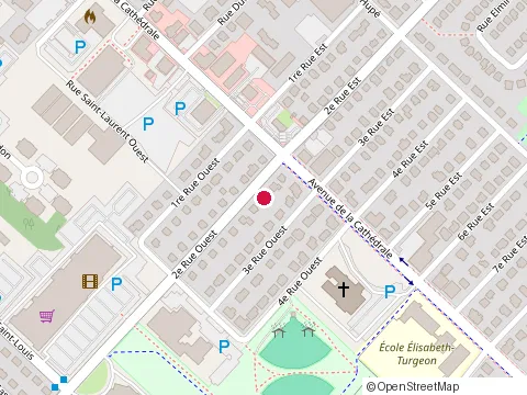 Location of Massothérapie Amc at 5 2E Rue O, Rimouski