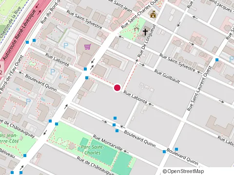 Location of Massothérapie Francesca Lebel at 125 Rue Labonté, Longueuil