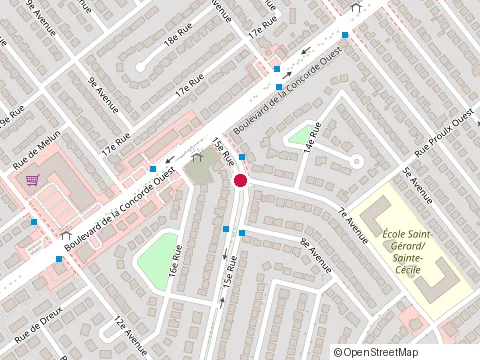 Location of Massotherapie Laval at 260 7E Avenue, Laval