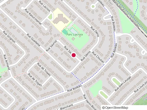 Location of Massothérapie Sens Ô Réel at 13668 Rue Denis, Mirabel