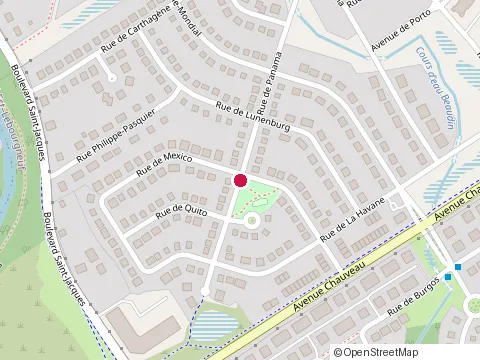 Location of Massothérapie-Kiné Neufchâtel-Lebourgneuf Nathalie Boisvert at 2770 Rue de Panama, Québec