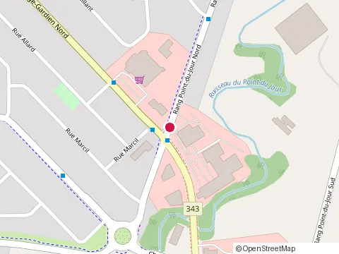 Location of Matériaux Seconde Vie at 194 Rang Point du Jour Nord, L'Assomption