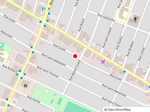 Location of Math'S Auto at 1900 Rue Grant, Longueuil