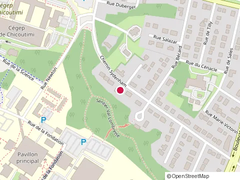 Location of Mathieu Rousseau Artiste Peintre at 499 Rue du Noüy, Chicoutimi
