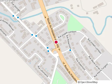 Location of Mathmobile at route du Président-Kennedy, Levis