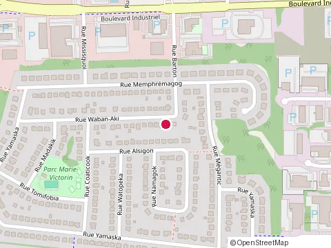 Location of Matom Construction at 3786 Emile-Chartier, Sherbrooke