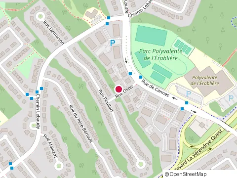 Location of Maurice Marchard at 70, Rue Oster, Gatineau