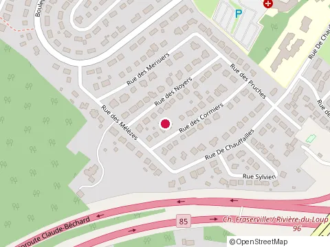 Location of Maurice Sirois Inc at 18 Rue des Cormiers, Rivière-du-Loup