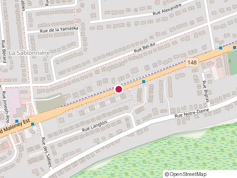 Location of Maxi Frite at 972 Boulevard Maloney E, Gatineau