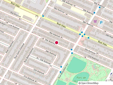 Location of Maz Construction at 6645 35E Avenue, Montréal