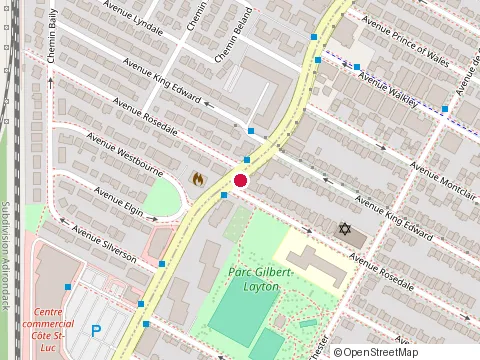 Location of Mazzeh at 6820 Cote Saint-Luc Rd, Montréal