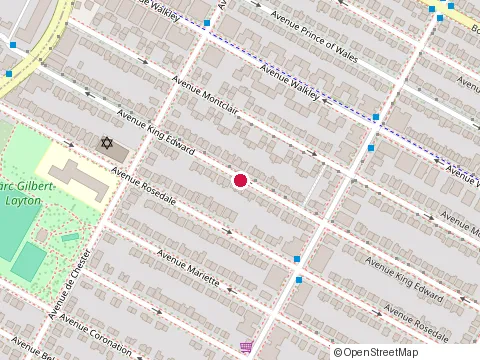 Location of Mazzella-Maiolo l Dr at 5217 avenue King-Edward, Montréal