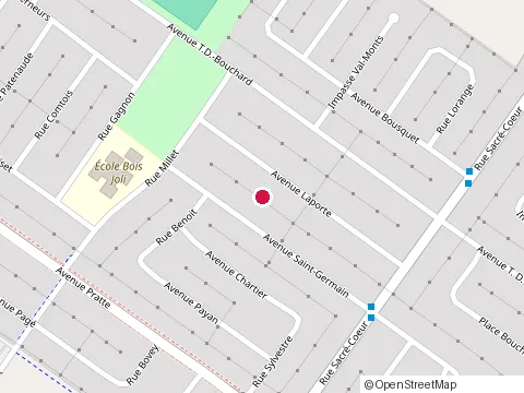 Location of Mbconstruct at 2625 avenue Laporte, Saint-Hyacinthe