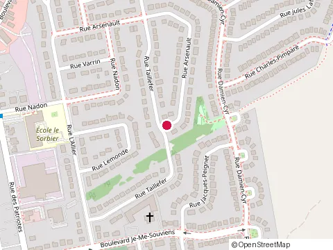 Location of Mbv Cpa at 1556 Rue Arsenault, Laval