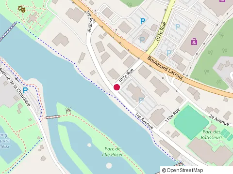 Location of Mcdonald S at 750 107E Rue, Saint-Georges