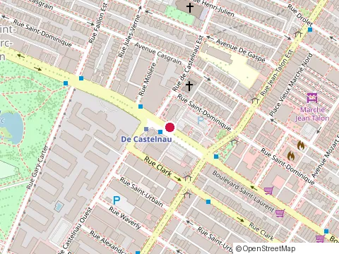 Location of Mcdonald'S at 7275 boulevard Saint Laurent, Montréal