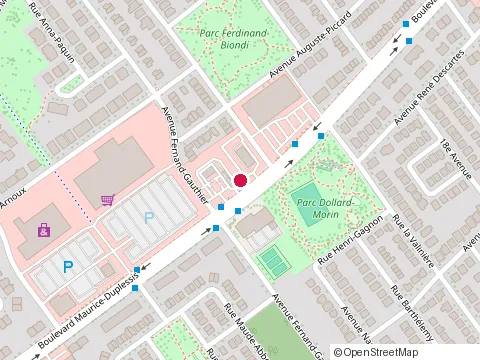 Location of Mcdonald'S at 7685 boulevard Maurice-Duplessis, Montréal