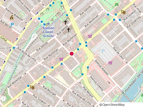 Location of Mcdonald'S at 3026 Rue Notre-Dame Ouest, Montréal