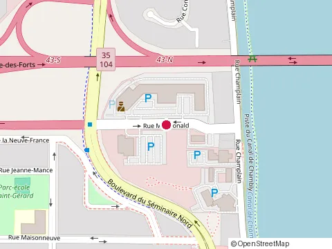 Location of Me Christine Robert at 200 Rue Macdonald, Saint-Jean-sur-Richelieu