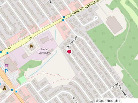 Location of Mec Calfeutrage Inc at 7700 55E Ave, Laval
