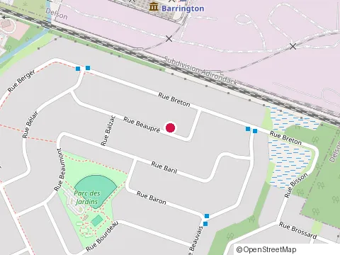 Location of Mec Industrie at 78 Rue Breton, Saint-Constant