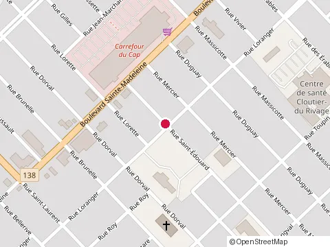 Location of Mecanique Boisseneault Enr at 84 Rue Saint-Edouard, Trois-Rivières