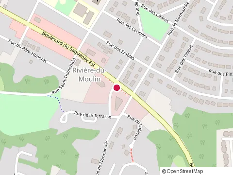 Location of Mécanique du Moulin at 1421 Boulevard du Saguenay Est, Chicoutimi