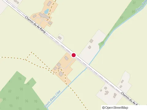 Location of Mécanique Plus at 528 chemin du 4E Rang, Sherbrooke