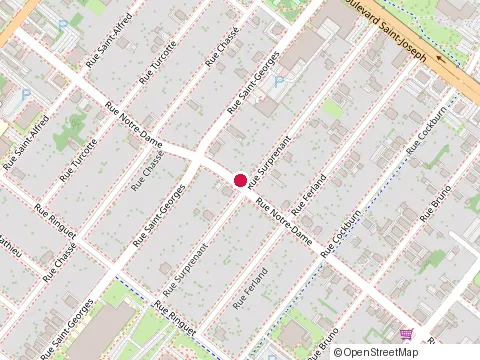 Location of Mécanique Sbire Freak Inc . at 115 Rue Notre-Dame, Drummondville