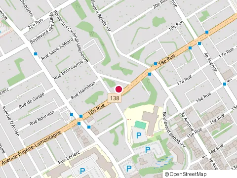 Location of Mécanique-Pro Auto at 235 18E Rue, Québec