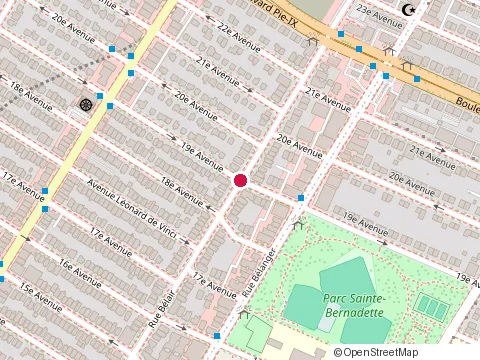 Location of Mecano Auto at 3829 Rue Belair, Montréal