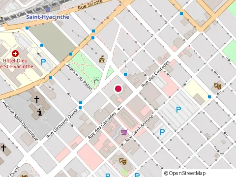 Location of Med Pizza - Saint-Hyacinthe at 575 avenue Mondor, Saint-Hyacinthe