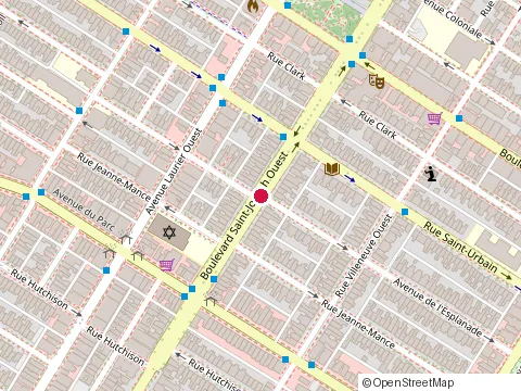 Location of Medecin d'Impot at 128 boulevard Saint-Joseph O, Montréal