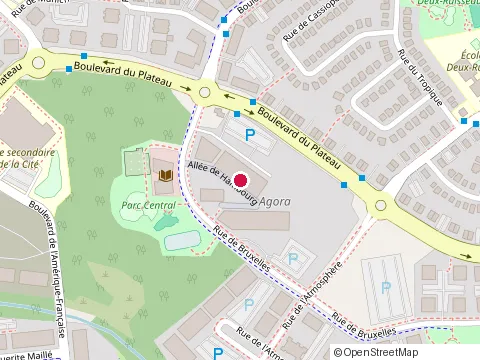 Location of Médecine Podiatrique du Plateau at 20 Allée de Hambourg, Gatineau