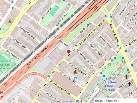 Location of Médez at 3017 Rue Saint-Antoine O, Westmount