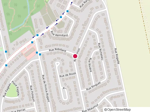 Location of Mediation Therese Waked at 6680 Rue Renoir, Laval