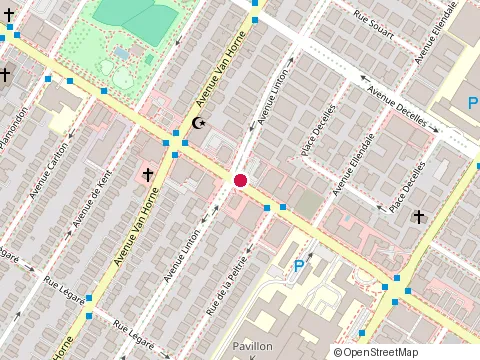 Location of Medica Radiologie Ellendale at 5950  chemin de la Cote-des-Neiges, Montréal