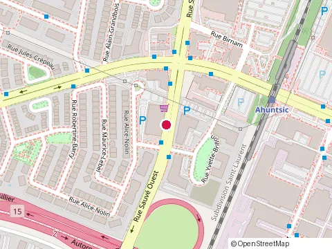 Location of Medical Centre Acadie at 9825 Bd de l'Acadie #101A, Montréal