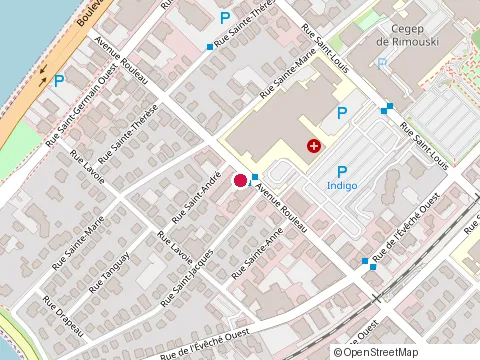 Location of Medicus at 161 Avenue Rouleau, Rimouski