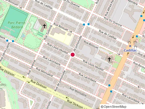 Location of Médimedia Développement at 4400 Rue Louis-Veuillot, Montréal