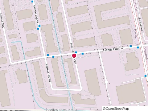 Location of Mega Air at 530 avenue Meloche, Dorval