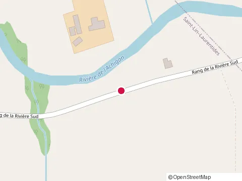 Location of Mega Sol Enr. at 485 Rang de la Rivière S, Saint-Lin-Laurentides